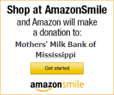 Shop at Amazon to benefit Mothers' Milk Bank of Mississippi
